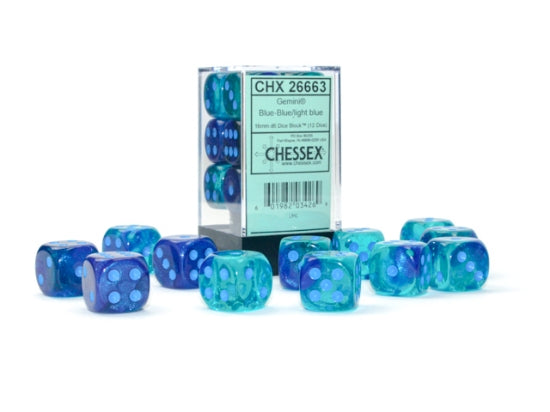 CHX26663 Gemini: Blue-Blue/Light Blue Luminary | GrognardGamesBatavia