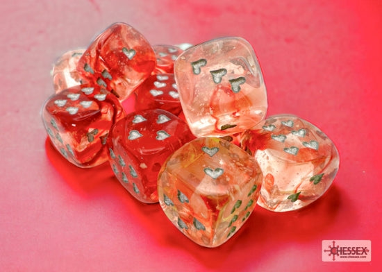 CHESSEX TEMP Heart 16mm d6 | GrognardGamesBatavia