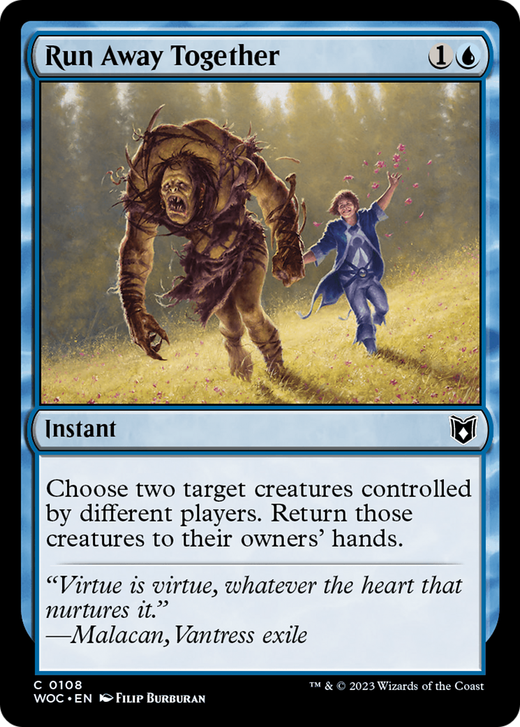 Run Away Together [Wilds of Eldraine Commander] | GrognardGamesBatavia