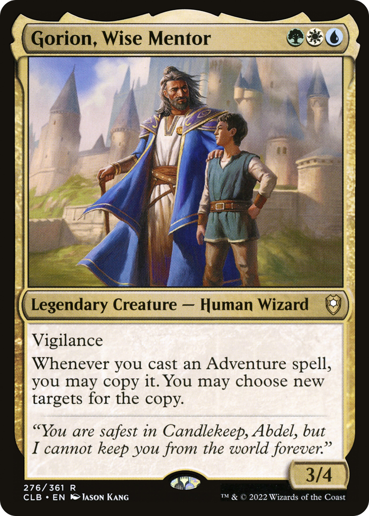 Gorion, Wise Mentor [Commander Legends: Battle for Baldur's Gate] | GrognardGamesBatavia