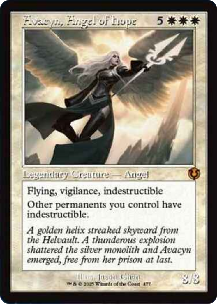 Avacyn, Angel of Hope (Retro Frame) [Innistrad Remastered] | GrognardGamesBatavia