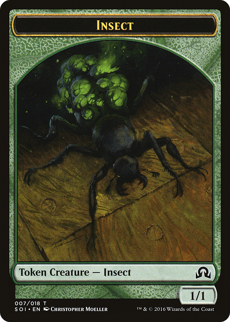 Insect Token [Shadows over Innistrad Tokens] | GrognardGamesBatavia