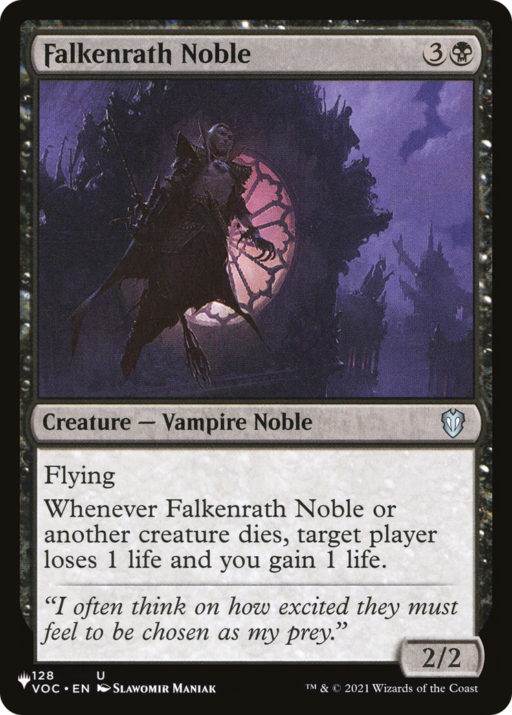 Falkenrath Noble [The List Reprints] | GrognardGamesBatavia