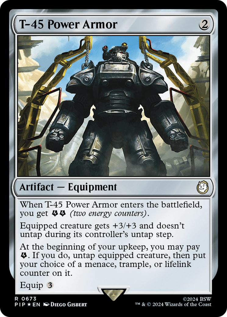 T-45 Power Armor (Surge Foil) [Fallout] | GrognardGamesBatavia