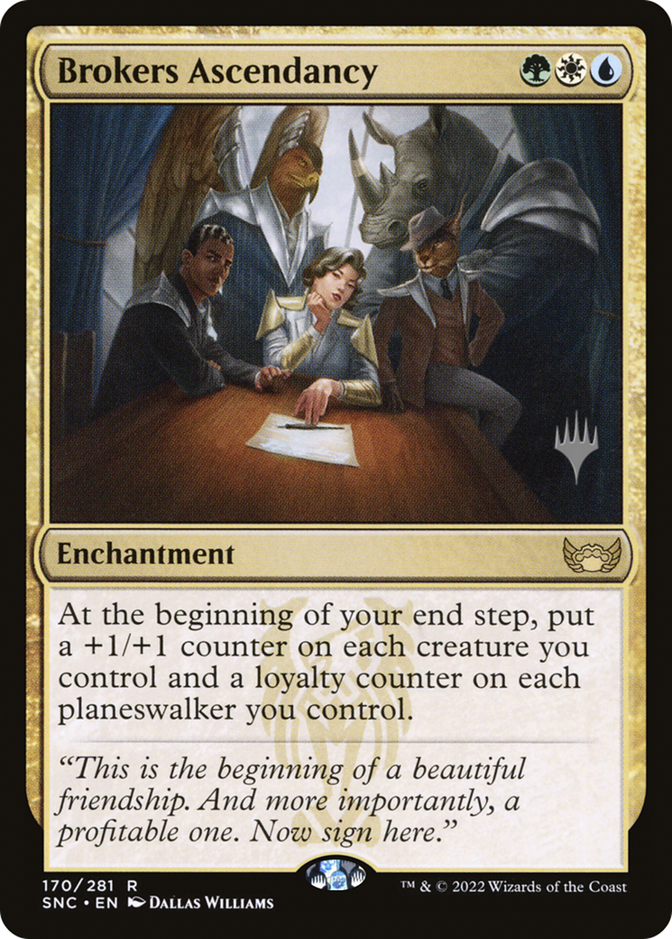 Brokers Ascendancy (Promo Pack) [Streets of New Capenna Promos] | GrognardGamesBatavia