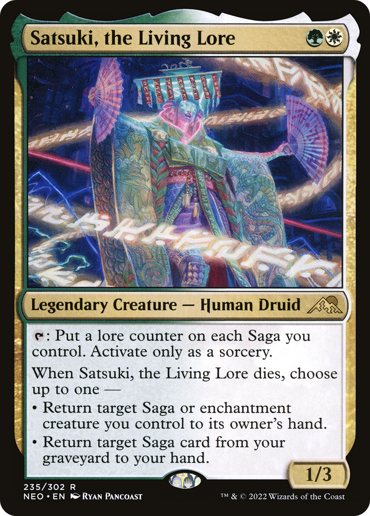 Satsuki, the Living Lore [Kamigawa: Neon Dynasty] | GrognardGamesBatavia