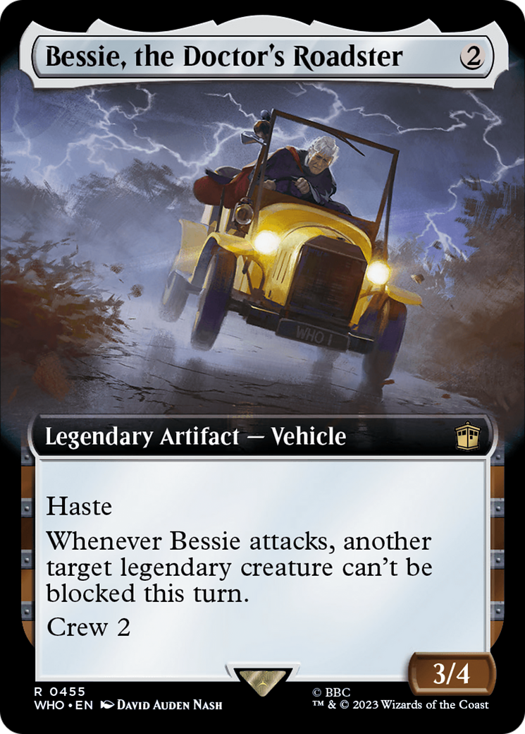 Bessie, the Doctor's Roadster (Extended Art) [Doctor Who] | GrognardGamesBatavia