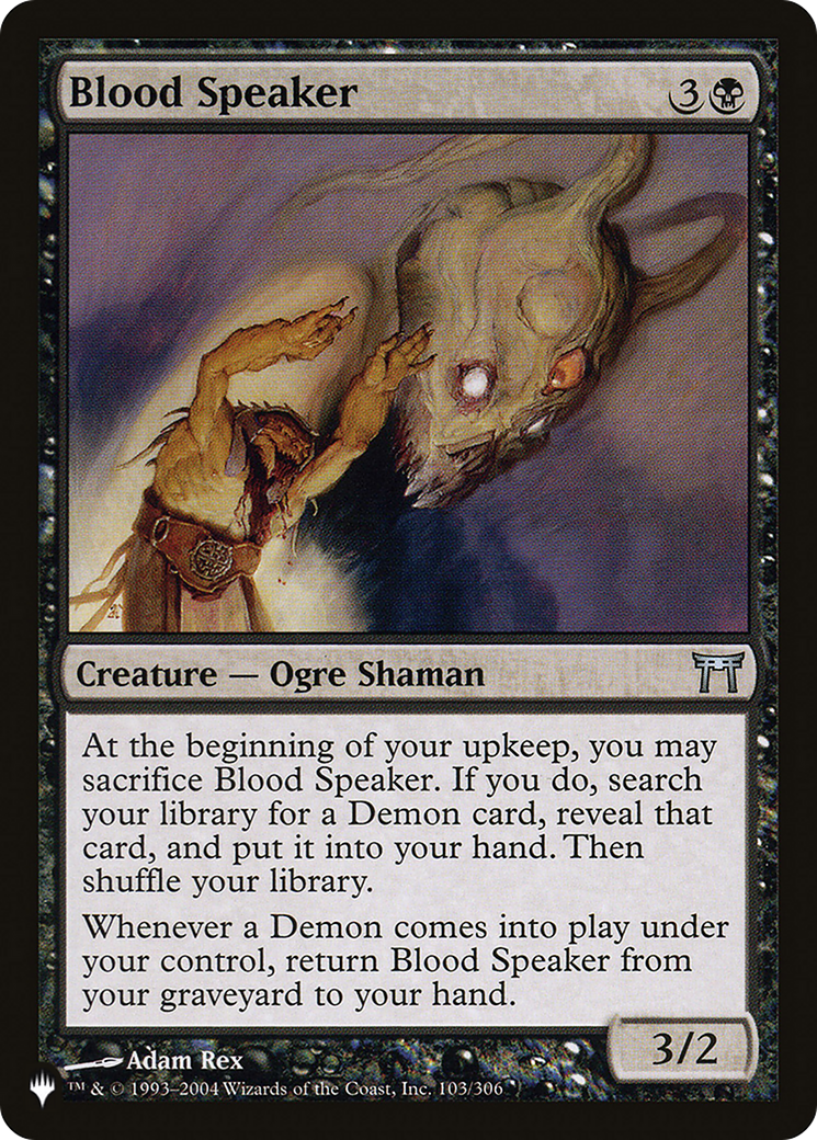 Blood Speaker [The List Reprints] | GrognardGamesBatavia