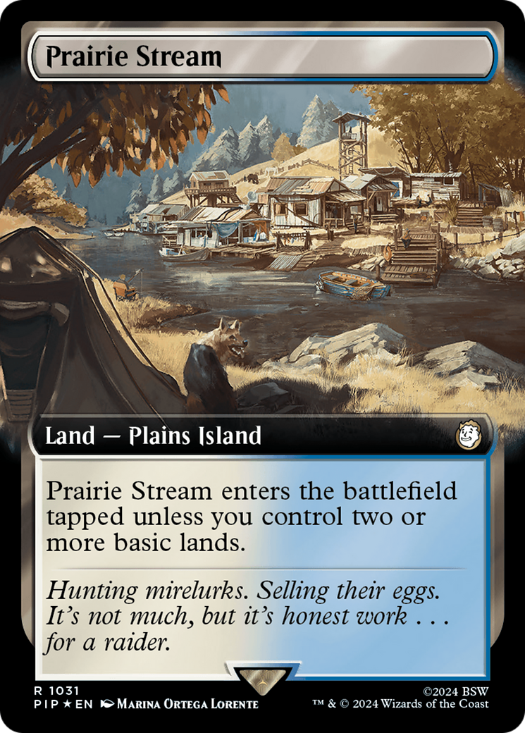 Prairie Stream (Extended Art) (Surge Foil) [Fallout] | GrognardGamesBatavia