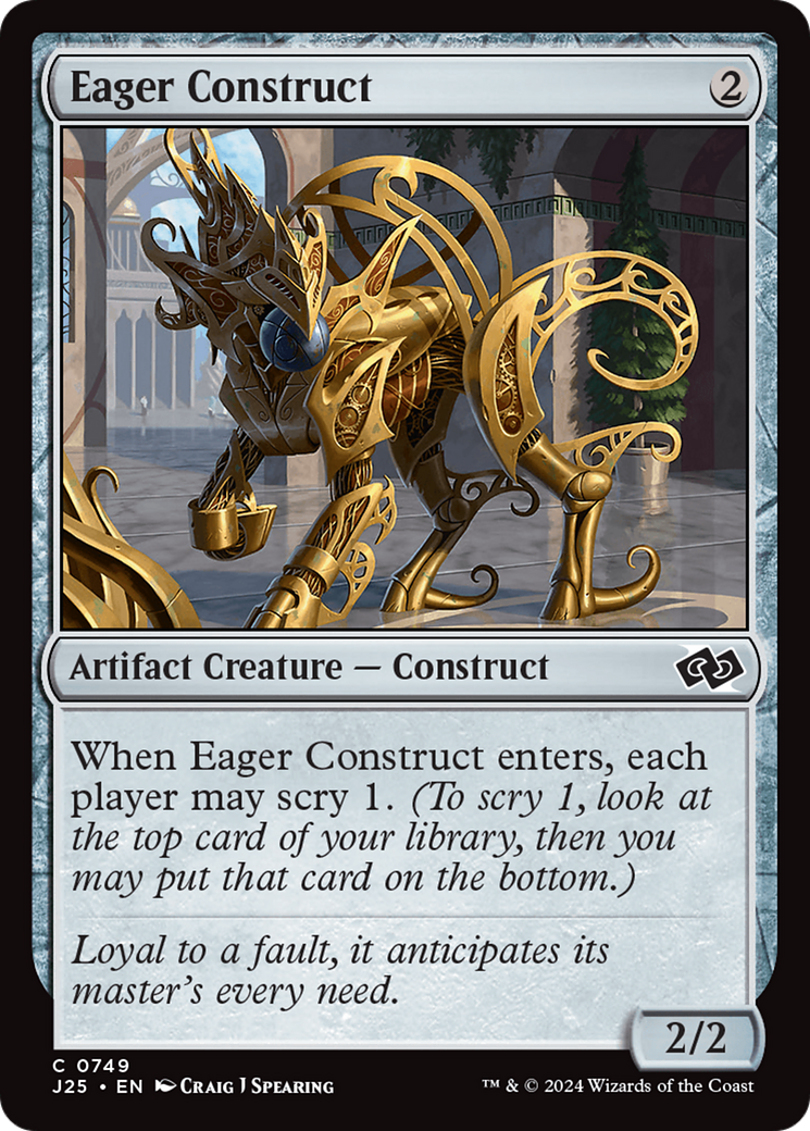 Eager Construct [Foundations Jumpstart] | GrognardGamesBatavia