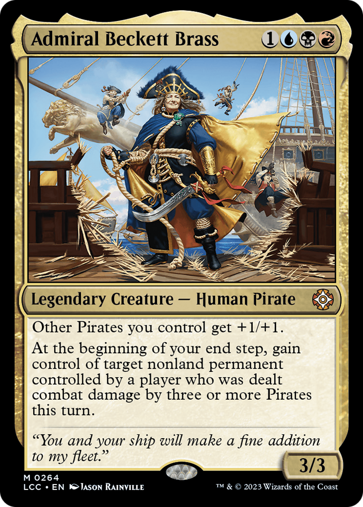 Admiral Beckett Brass [The Lost Caverns of Ixalan Commander] | GrognardGamesBatavia