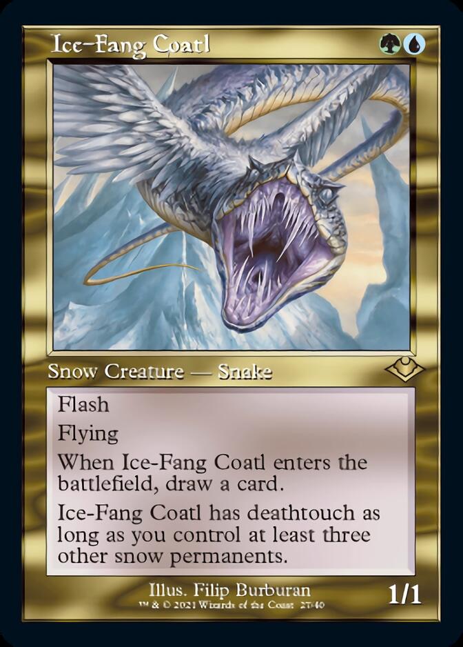 Ice-Fang Coatl (Retro) [Modern Horizons] | GrognardGamesBatavia