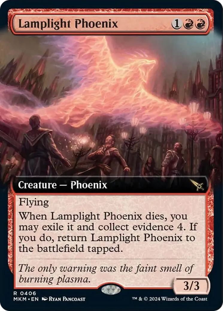 Lamplight Phoenix (Extended Art) [Murders at Karlov Manor] | GrognardGamesBatavia