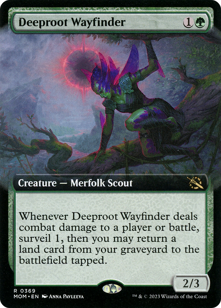 Deeproot Wayfinder (Extended Art) [March of the Machine] | GrognardGamesBatavia