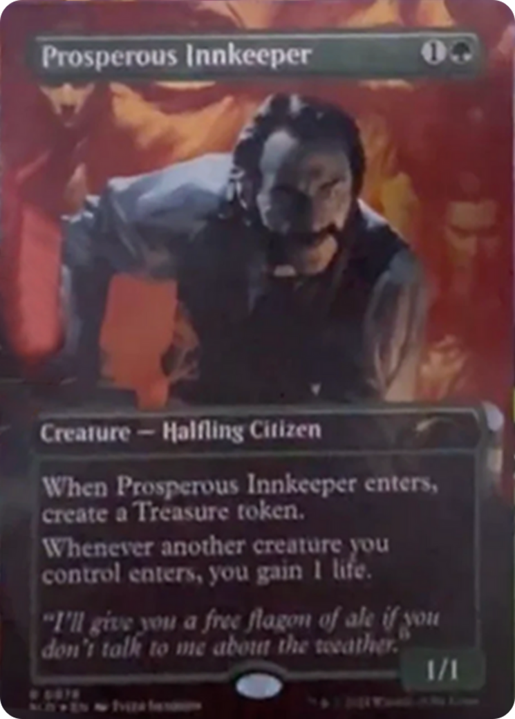 Prosperous Innkeeper (Rainbow Foil) [Secret Lair Drop Series] | GrognardGamesBatavia