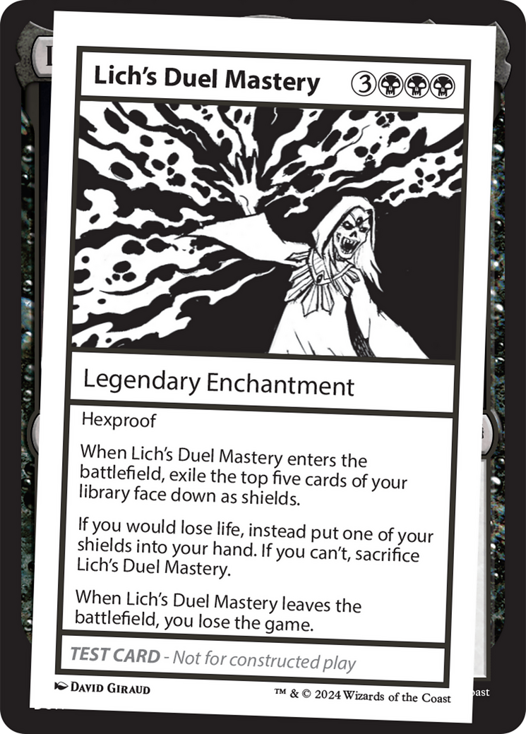 Lich's Duel Mastery [Mystery Booster 2 Playtest Cards] | GrognardGamesBatavia