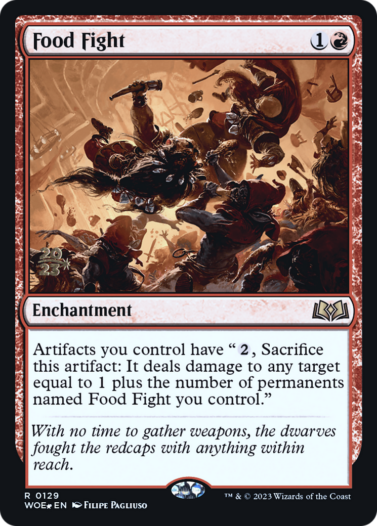 Food Fight [Wilds of Eldraine Prerelease Promos] | GrognardGamesBatavia