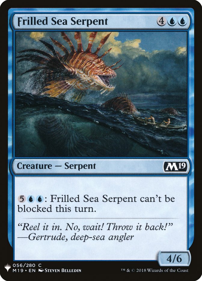 Frilled Sea Serpent [Mystery Booster] | GrognardGamesBatavia