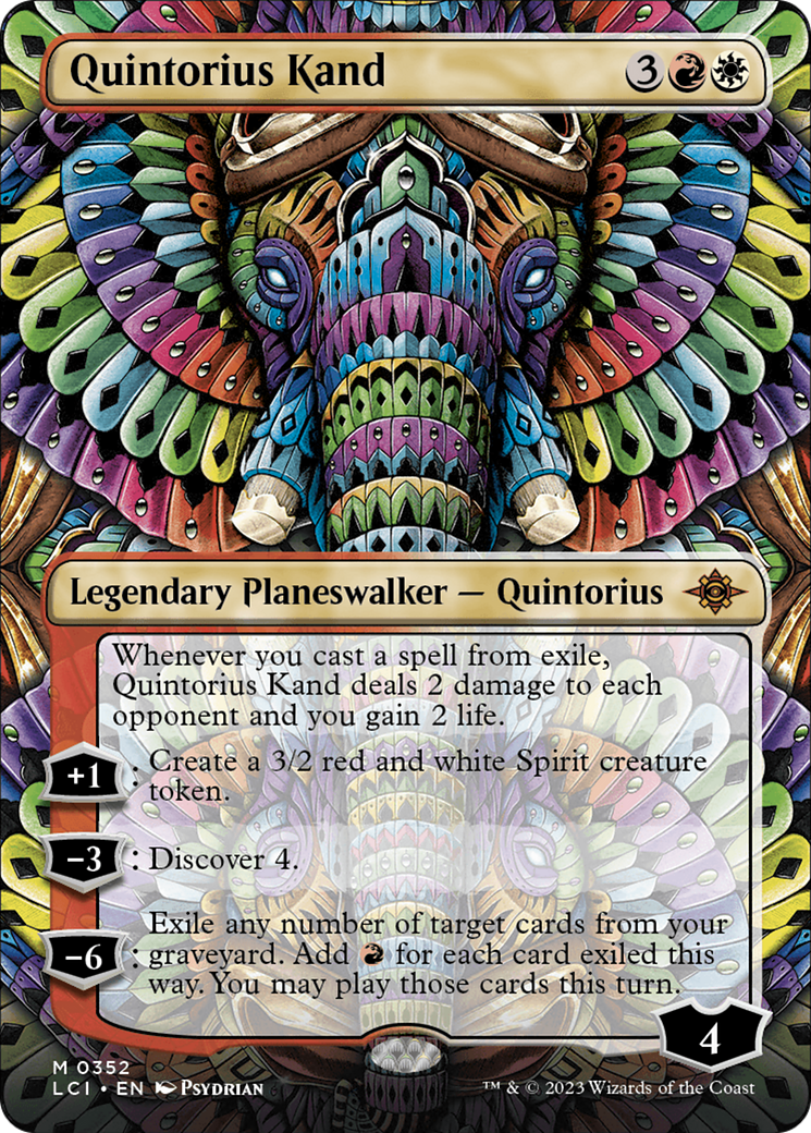 Quintorius Kand (0352) (Borderless) [The Lost Caverns of Ixalan] | GrognardGamesBatavia