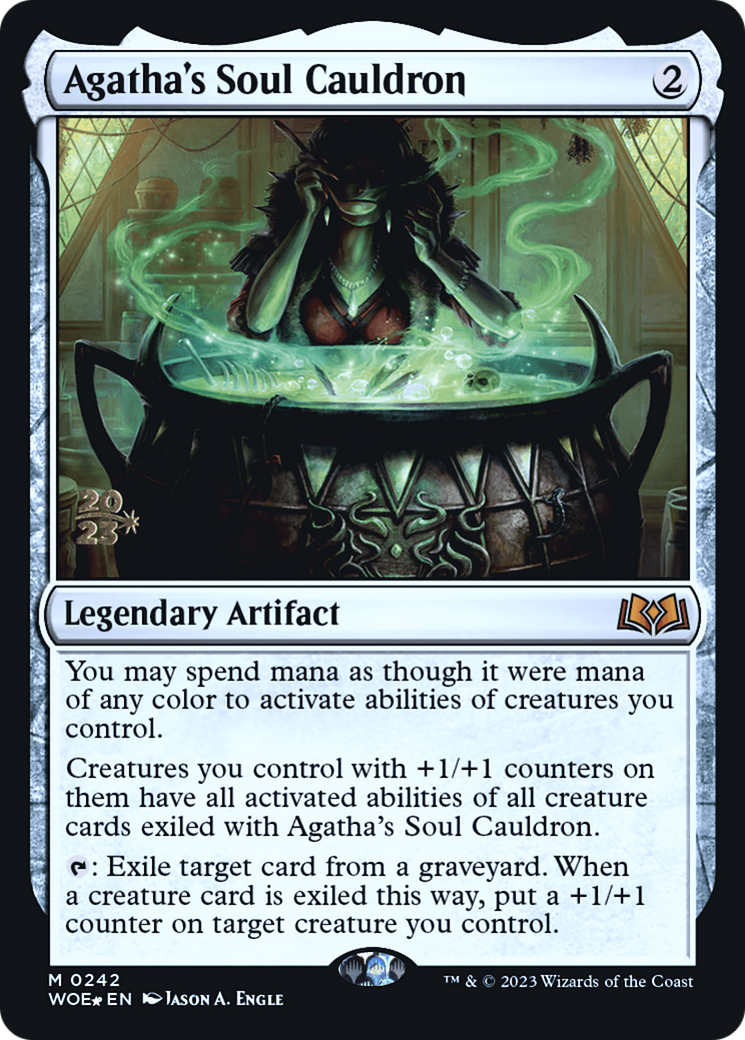 Agatha's Soul Cauldron [Wilds of Eldraine Prerelease Promos] | GrognardGamesBatavia