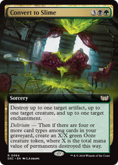 Convert to Slime (Extended Art) [Duskmourn: House of Horror Commander] | GrognardGamesBatavia