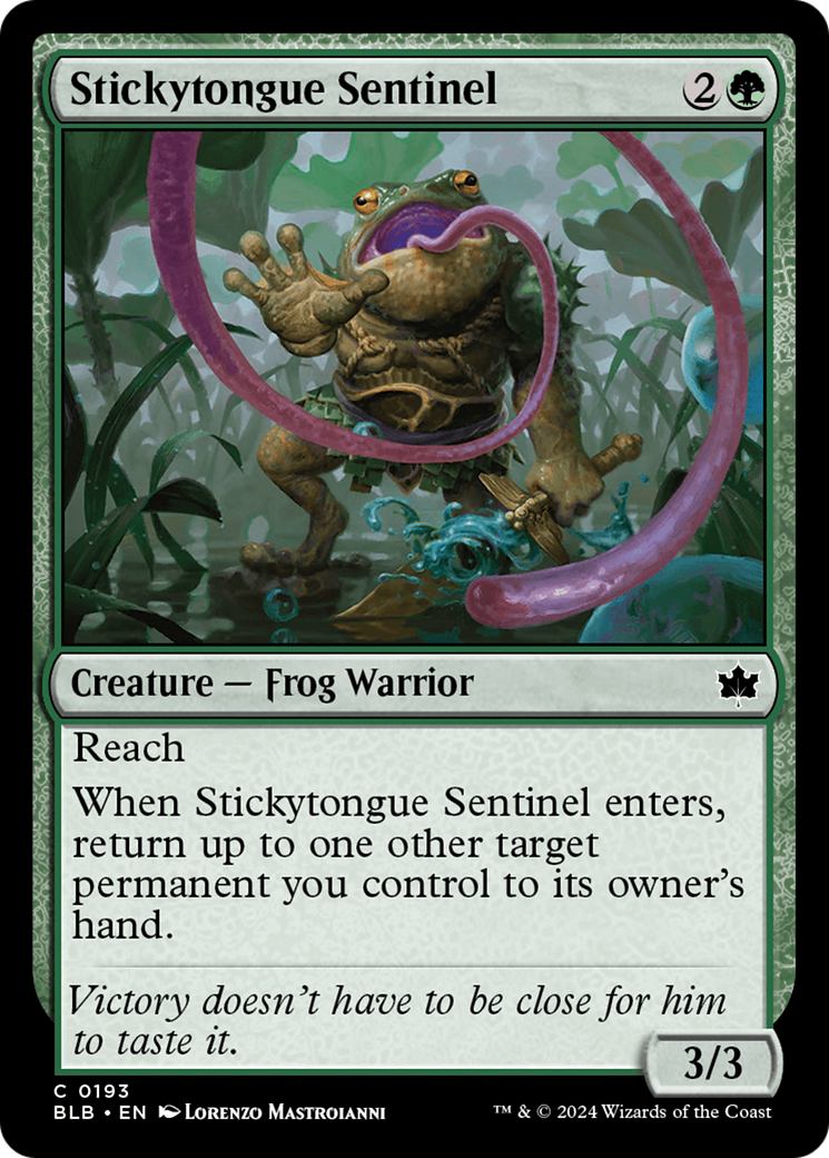 Stickytongue Sentinel [Bloomburrow] | GrognardGamesBatavia