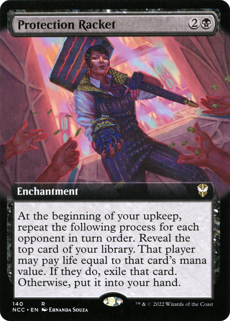 Protection Racket (Extended Art) [Streets of New Capenna Commander] | GrognardGamesBatavia