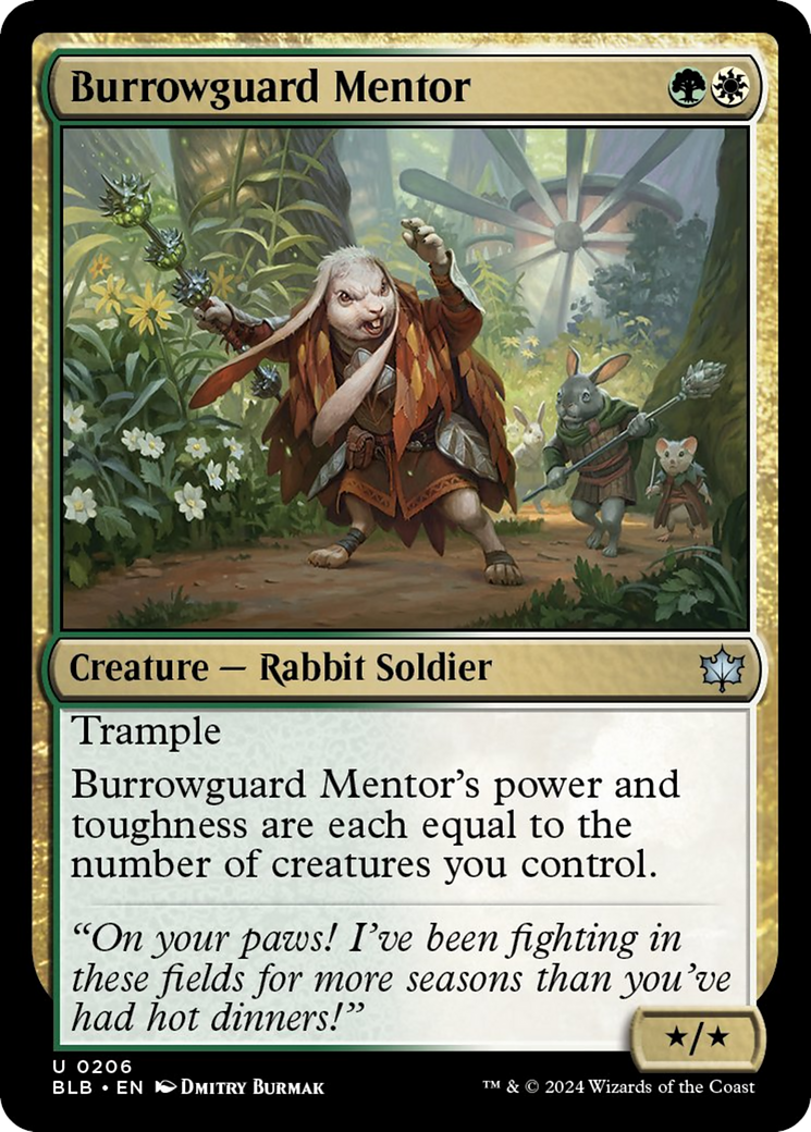 Burrowguard Mentor [Bloomburrow] | GrognardGamesBatavia