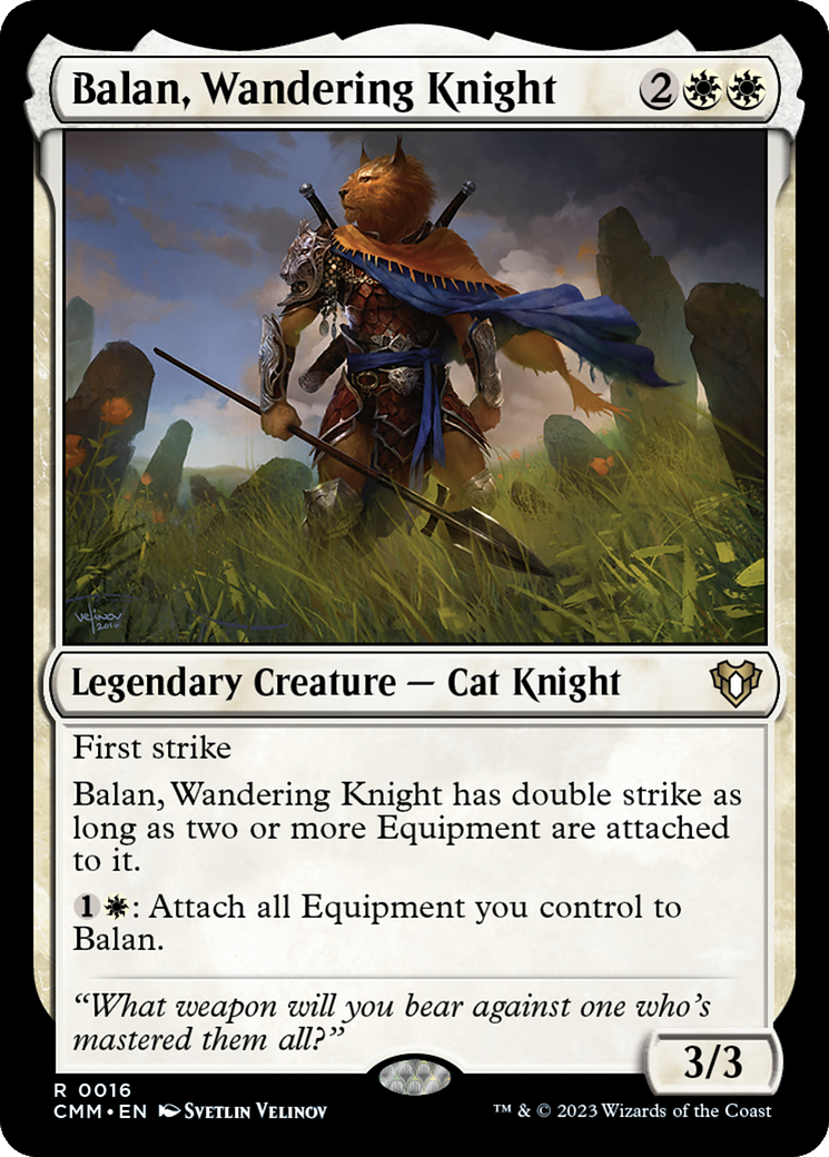 Balan, Wandering Knight [Commander Masters] | GrognardGamesBatavia
