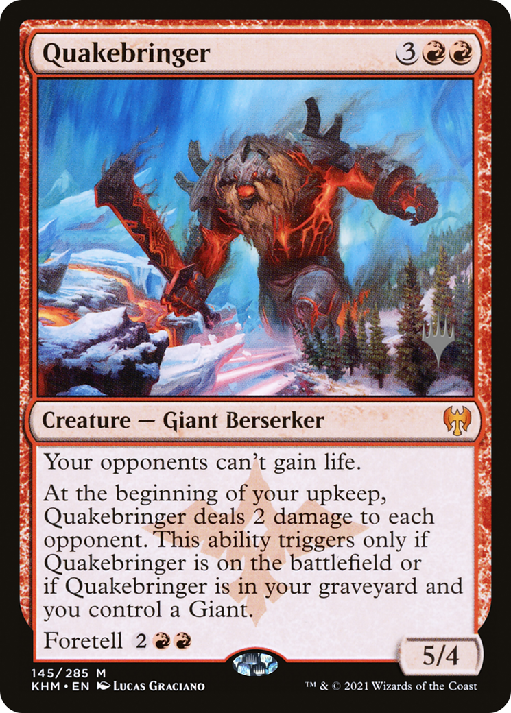 Quakebringer (Promo Pack) [Kaldheim Promos] | GrognardGamesBatavia