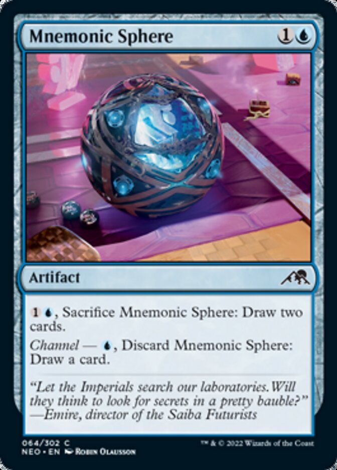 Mnemonic Sphere [Kamigawa: Neon Dynasty] | GrognardGamesBatavia