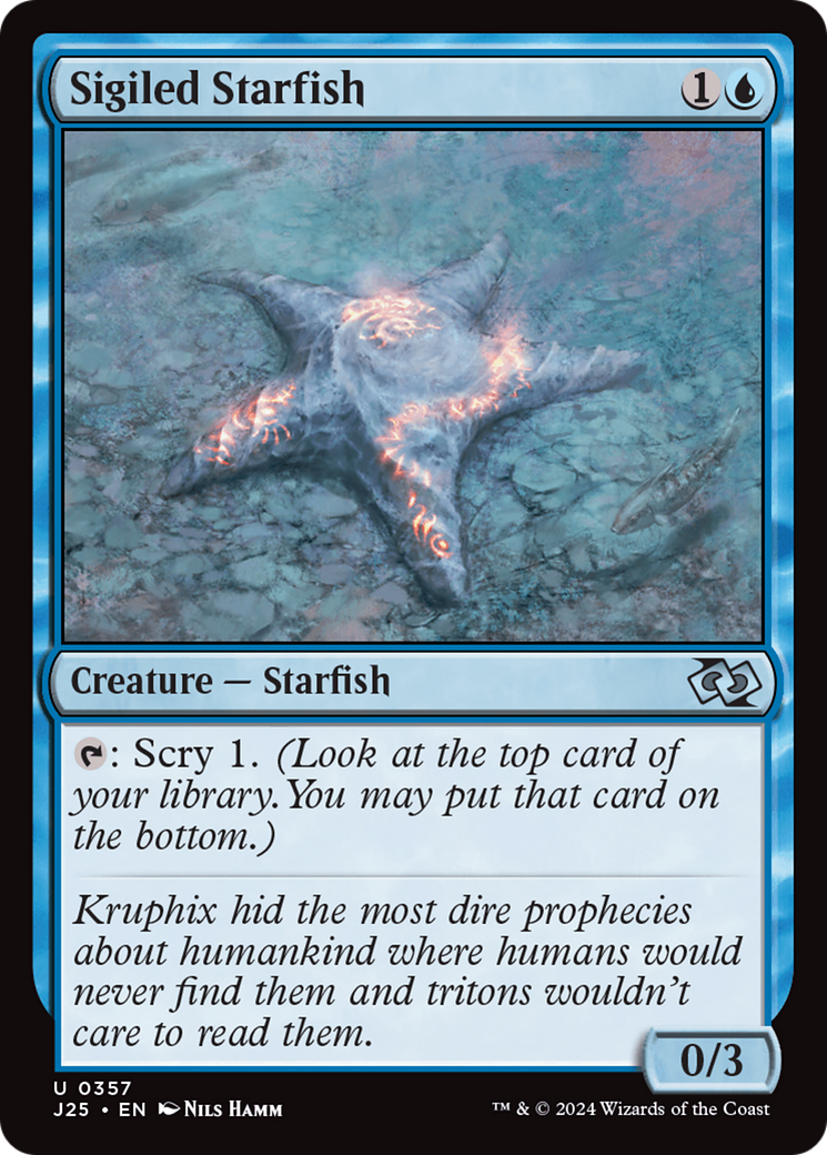 Sigiled Starfish [Foundations Jumpstart] | GrognardGamesBatavia