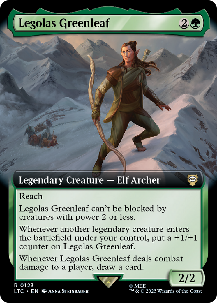 Legolas Greenleaf (Extended Art) [The Lord of the Rings: Tales of Middle-Earth Commander] | GrognardGamesBatavia