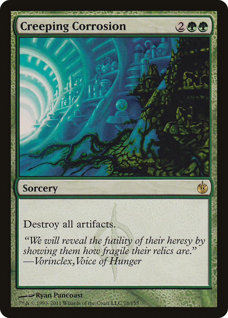 Creeping Corrosion [Mirrodin Besieged] | GrognardGamesBatavia
