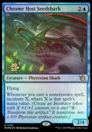 Chrome Host Seedshark [March of the Machine Prerelease Promos] | GrognardGamesBatavia