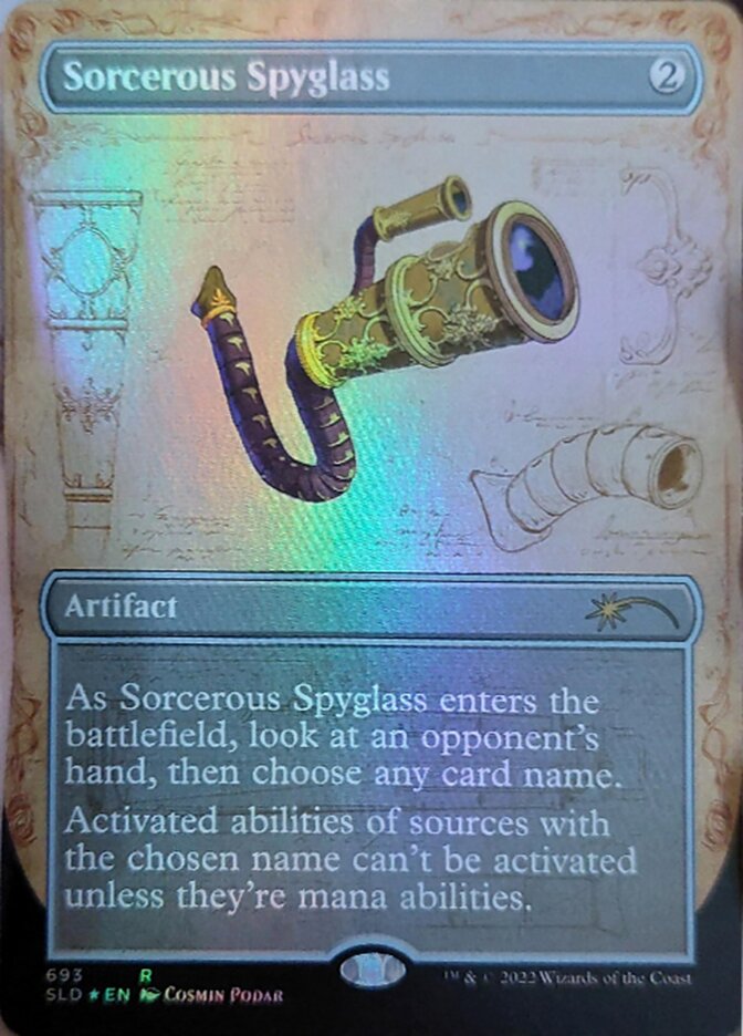 Sorcerous Spyglass (Blueprint) [Secret Lair Drop Promos] | GrognardGamesBatavia