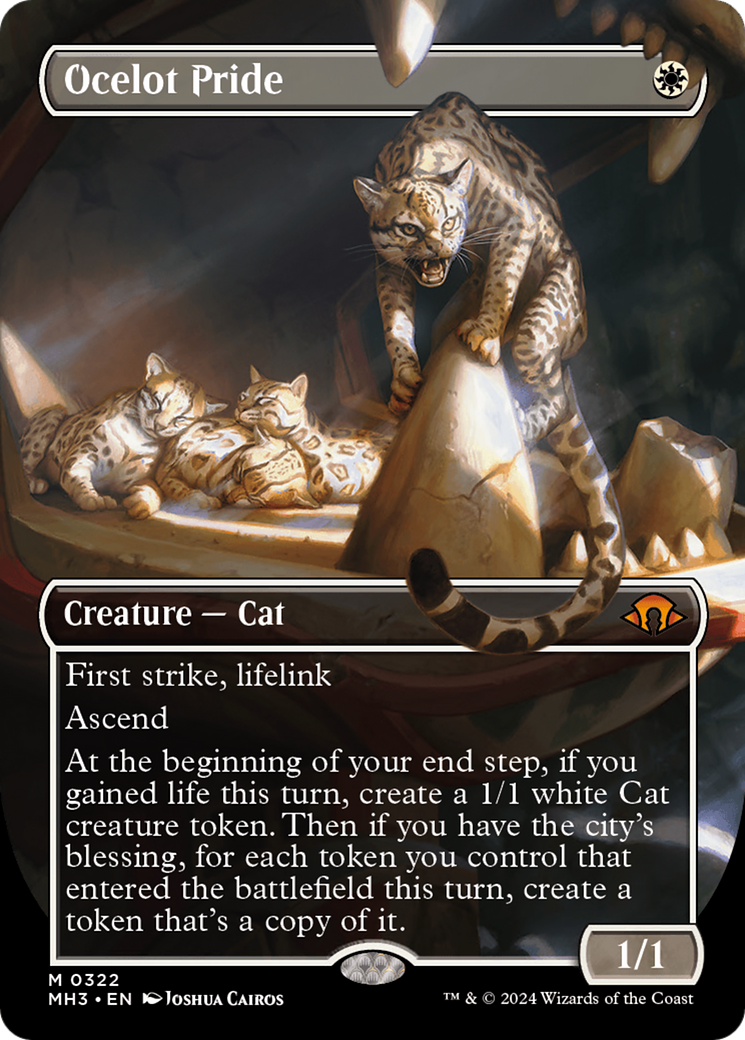 Ocelot Pride (Borderless) [Modern Horizons 3] | GrognardGamesBatavia