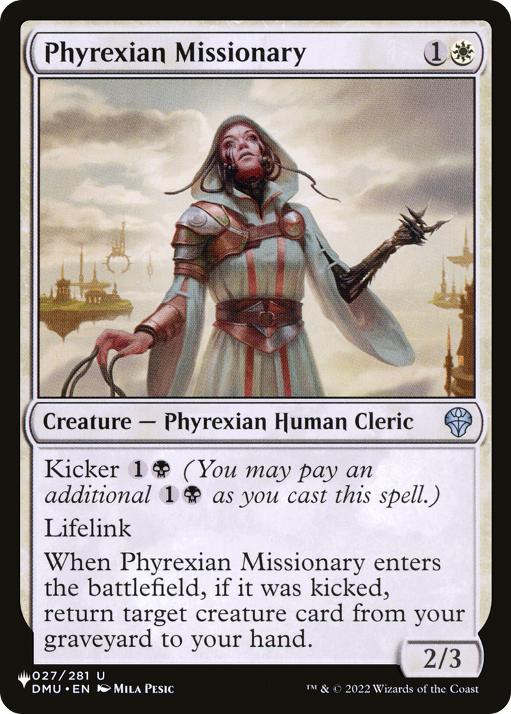 Phyrexian Missionary [The List] | GrognardGamesBatavia