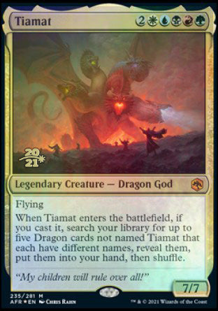 Tiamat [Dungeons & Dragons: Adventures in the Forgotten Realms Prerelease Promos] | GrognardGamesBatavia