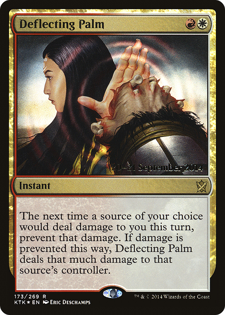 Deflecting Palm [Khans of Tarkir Prerelease Promos] | GrognardGamesBatavia