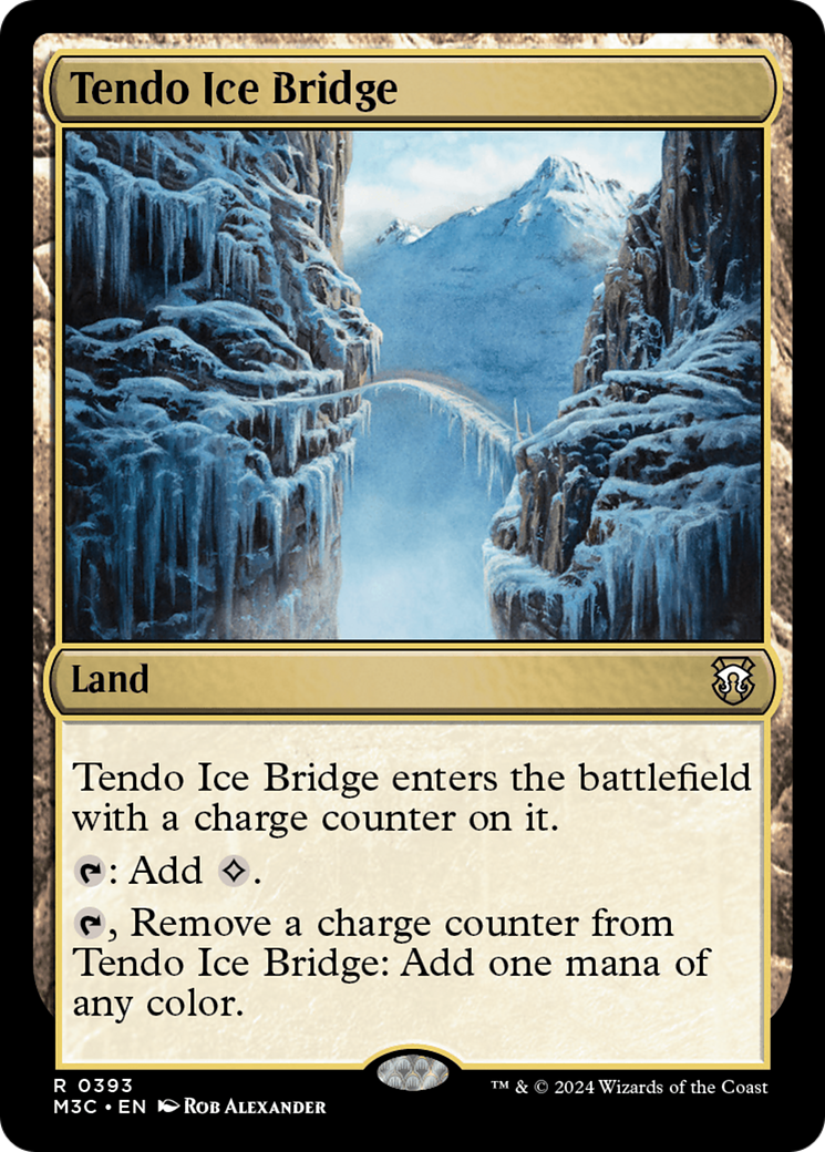 Tendo Ice Bridge (Ripple Foil) [Modern Horizons 3 Commander] | GrognardGamesBatavia