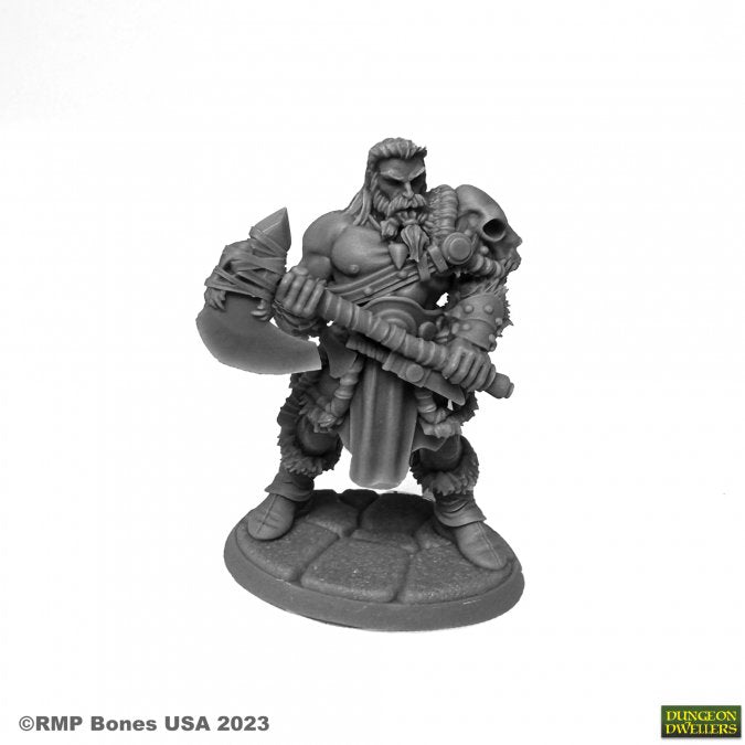 Reaper Bones 07095 - Kreed Bloodbeard, Barbarian | GrognardGamesBatavia