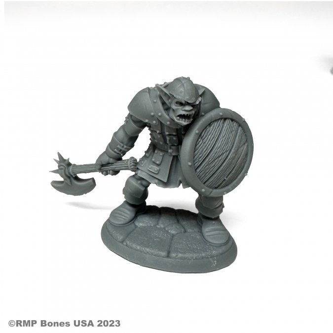 Reaper Bones 07101 Kadarg, Scarneck Hobgoblin Warrior | GrognardGamesBatavia