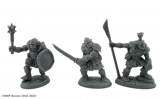 Reaper Bones 07106 - Scarneck Hobgoblins (3) | GrognardGamesBatavia