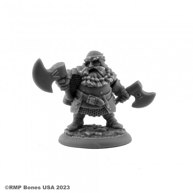 Reaper Bones 07109 - Hagar, Dwarf Fighter | GrognardGamesBatavia