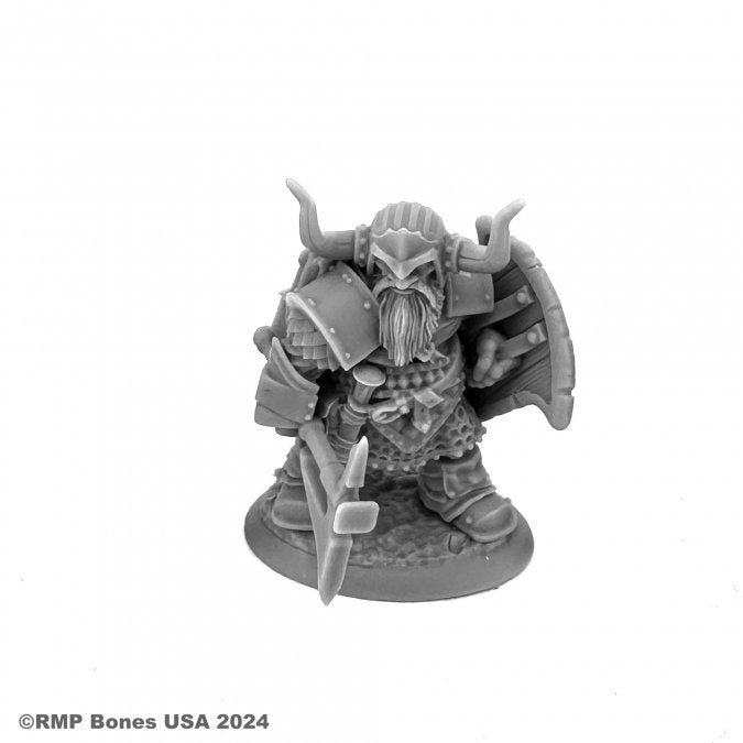 Reaper Bones 07133 - Dromn Ironsworn, Dwarf Fighter | GrognardGamesBatavia