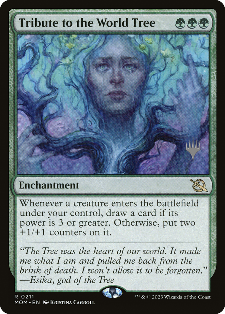 Tribute to the World Tree (Promo Pack) [March of the Machine Promos] | GrognardGamesBatavia