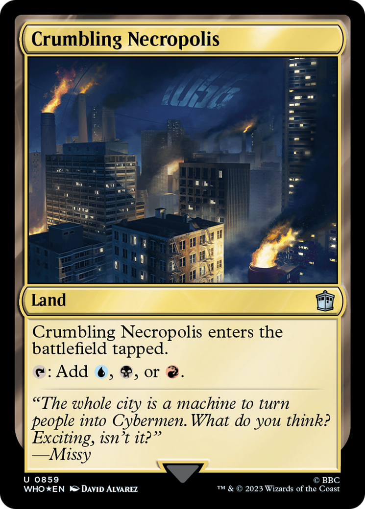 Crumbling Necropolis (Surge Foil) [Doctor Who] | GrognardGamesBatavia