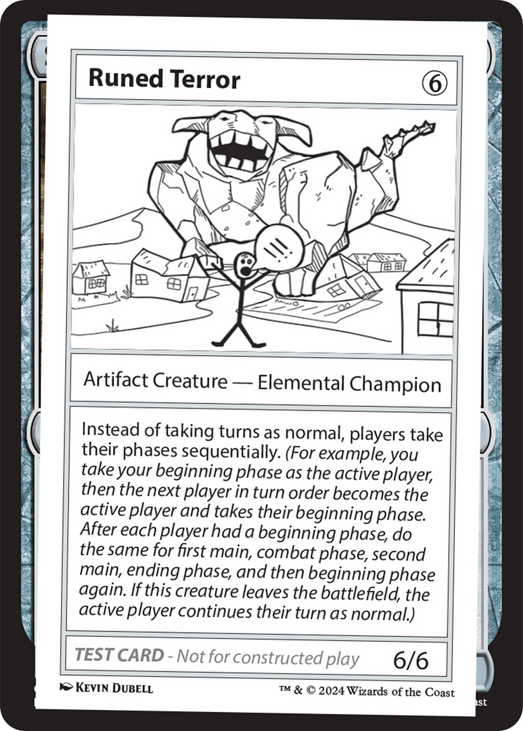 Runed Terror [Mystery Booster 2 Playtest Cards] | GrognardGamesBatavia