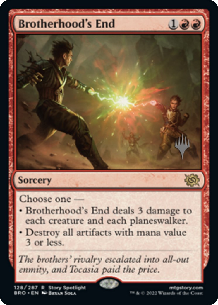 Brotherhood's End (Promo Pack) [The Brothers' War Promos] | GrognardGamesBatavia